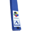 Cinturon competicion algodon 1 1/2" - WKF Approved - Azul