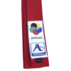 Cinturon competicion algodon 1 1/2" - WKF Approved - Rojo