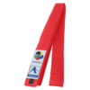 Cinturon Kumite Estilo Japones algodon 1 1/2'' - WKF Approved - Arawaza Chile - Color rojo