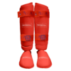 Canillera y empeinera color rojo, Arawaza Chile - WKF style - Protectores para Karate en Chile
