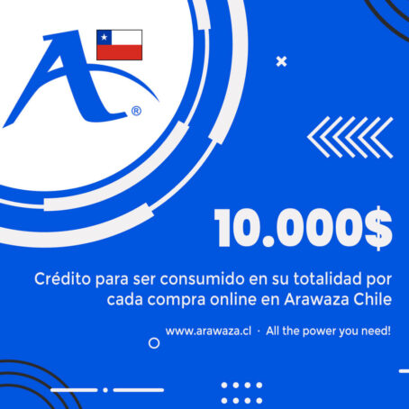 eGift card de $10.000 pesos chilenos (tarjeta de regalos electrónica): crédito para ser consumido en compras online en Arawaza Chile